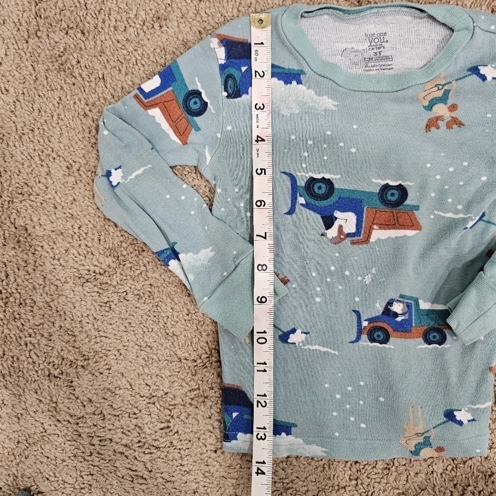 Two Toddler's Christmas Theme Long Sleeve Shirt